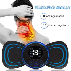 Wireless EMS Mini Body Massager β Portable Butterfly Massager for Pain Relief & Blood Circulation