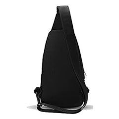 🎒 Minimalist Black Crossbody Sling Bag – Lightweight & Stylish Travel Chest Pack for Men & Women
