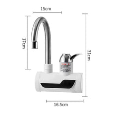 Electric Kitchen Water Heater Tap – Instant Hot Water Faucet | Fast Heating Tankless Faucet