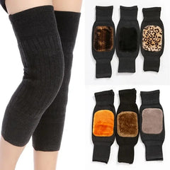 1 Pair Knee Warmer | Winter Thermal Knee Protectors | Comfortable &amp; Supportive Design (Random Color)