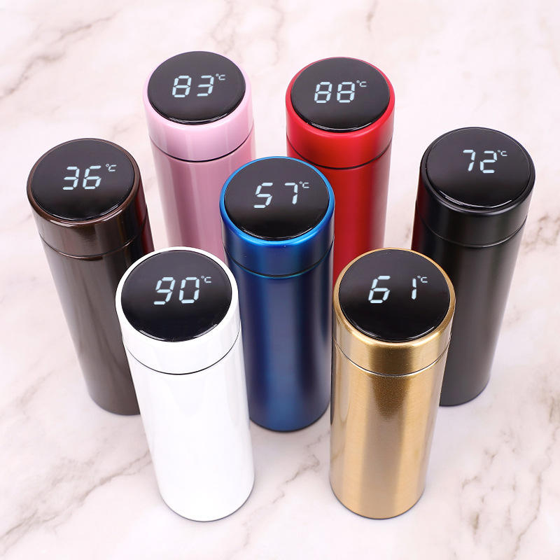 Smart Water Bottle With LCD Temperature Display