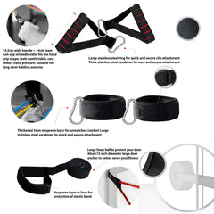 11-Piece 150 Lbs Resistance Band Set for Home Workout Portable TPE Tubes for Family Fitness and Strength Training