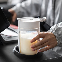 EQURA New Mode Automatic Coffee Mixer Cup 650ml Usb Rechargeable Electric Shaker Bottle for Protein Powder Cup Mixer Blender